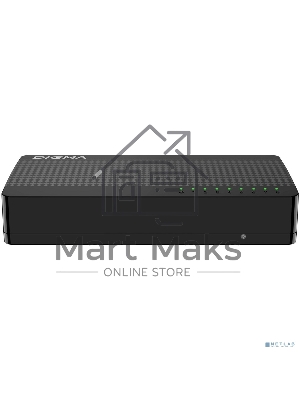 Коммутатор Digma DSW-108GE DSW-108GEV2 (L2) 8x1Gbит/с неуправляемый