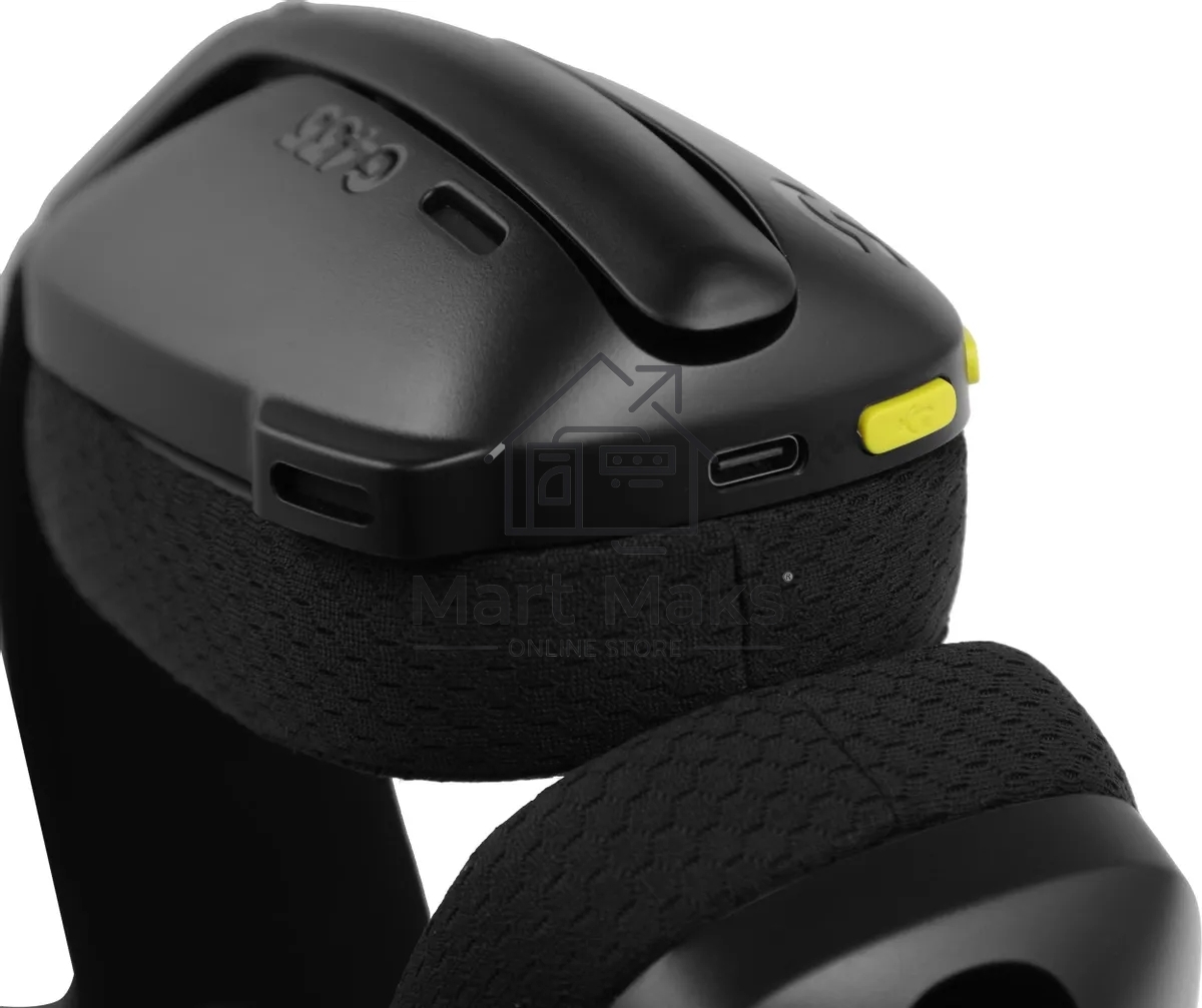 Наушники с микрофоном Logitech G435 Lightspeed черный/желтый мониторные BT/Radio оголовье (981-001052)