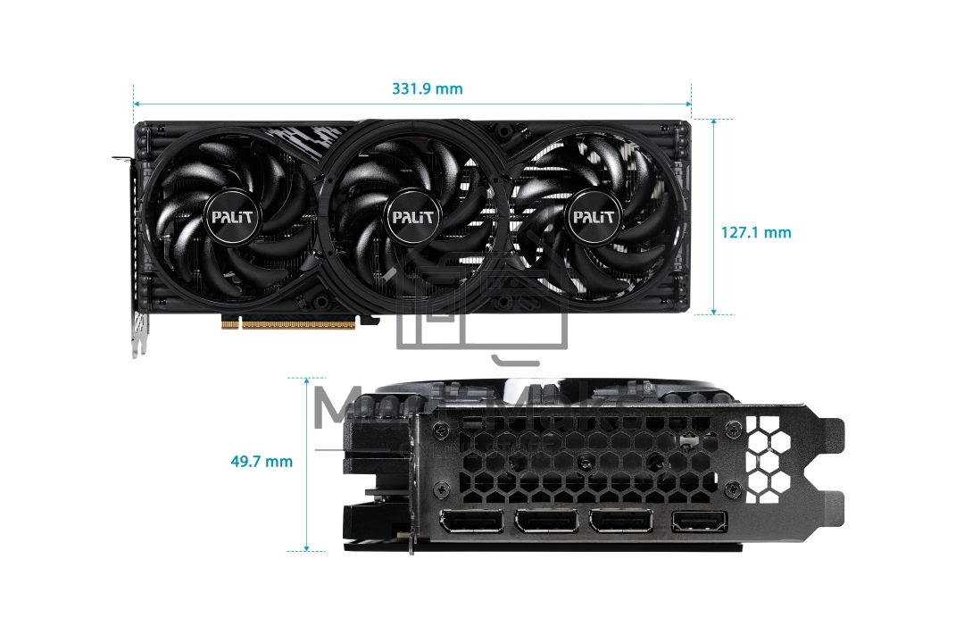 Видеокарта Palit PA-RTX5070 GAMINGPRO-S 12GB RTX5070 12Gb 192bit GDDR7 2325/28000 HDMIx1 DPx3 HDCP Ret