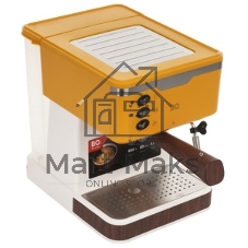 Кофеварка эспрессо BQ CM2006 желтый, исп. кофе - молотый, 1.7 л, 850 Вт, 20 бар