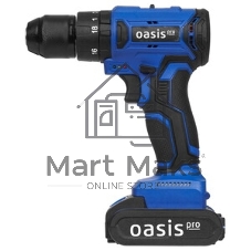 Дрель-шуруповерт Oasis ASU-14V Pro, 14,4 В, 2 Ач, 45 Нм, бесщеточный, ударный