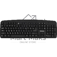 Клавиатура проводная Defender Office HB-910 RU, USB, черный