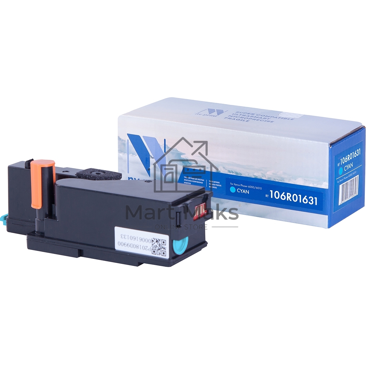 Картридж лазерный NVPrint совместимый Xerox 106R01631 Cyan для Phaser 6000/6010 (1000k)