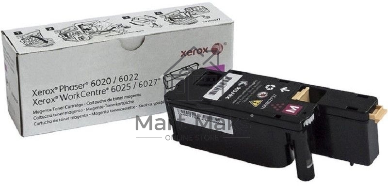 Картридж лазерный XEROX 106R02761 пурпурный для Phaser 6020/22/WC 6025/27 (1000 стр.)(Channels)