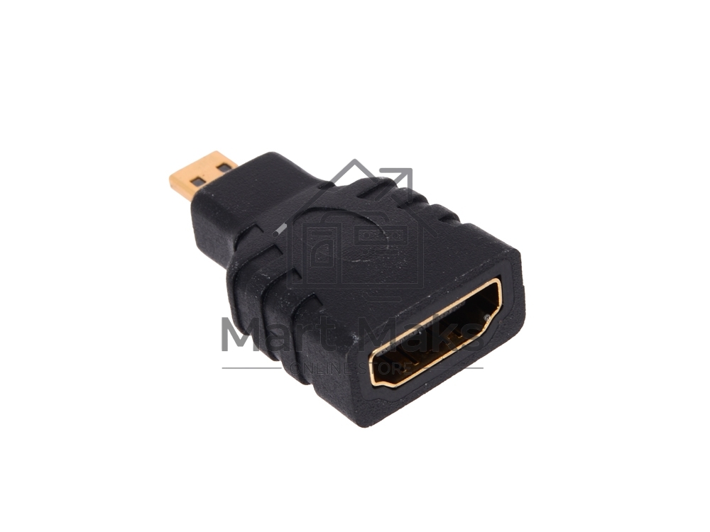 Переходник Gembird Переходник HDMI-microHDMI 19F/19M, золотые разъемы, пакет