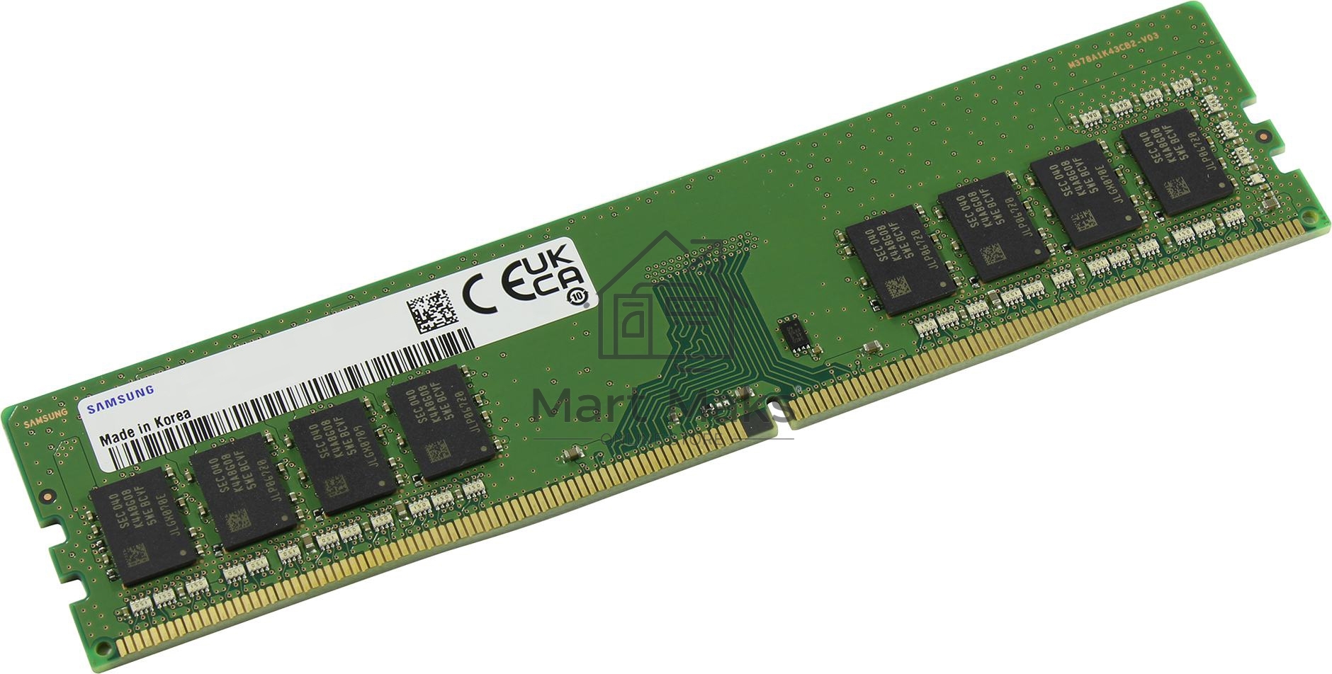 Оперативная память Samsung, DDR4, 8GB (1x8GB), 3200MHz, CL21, DIMM, OEM