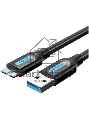 Кабель Vention USB 3.0 AM/micro B - 1м. Кабель Vention USB 3.0 AM/micro B - 1м.
