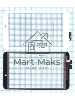 Сенсорное стекло (тачскрин) для Asus MeMO Pad 8 ME581 белое