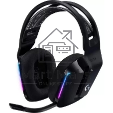 Гарнитура проводная с микрофоном Logitech G733 Lightspeed черный мониторные Radio оголовье (981-000867)