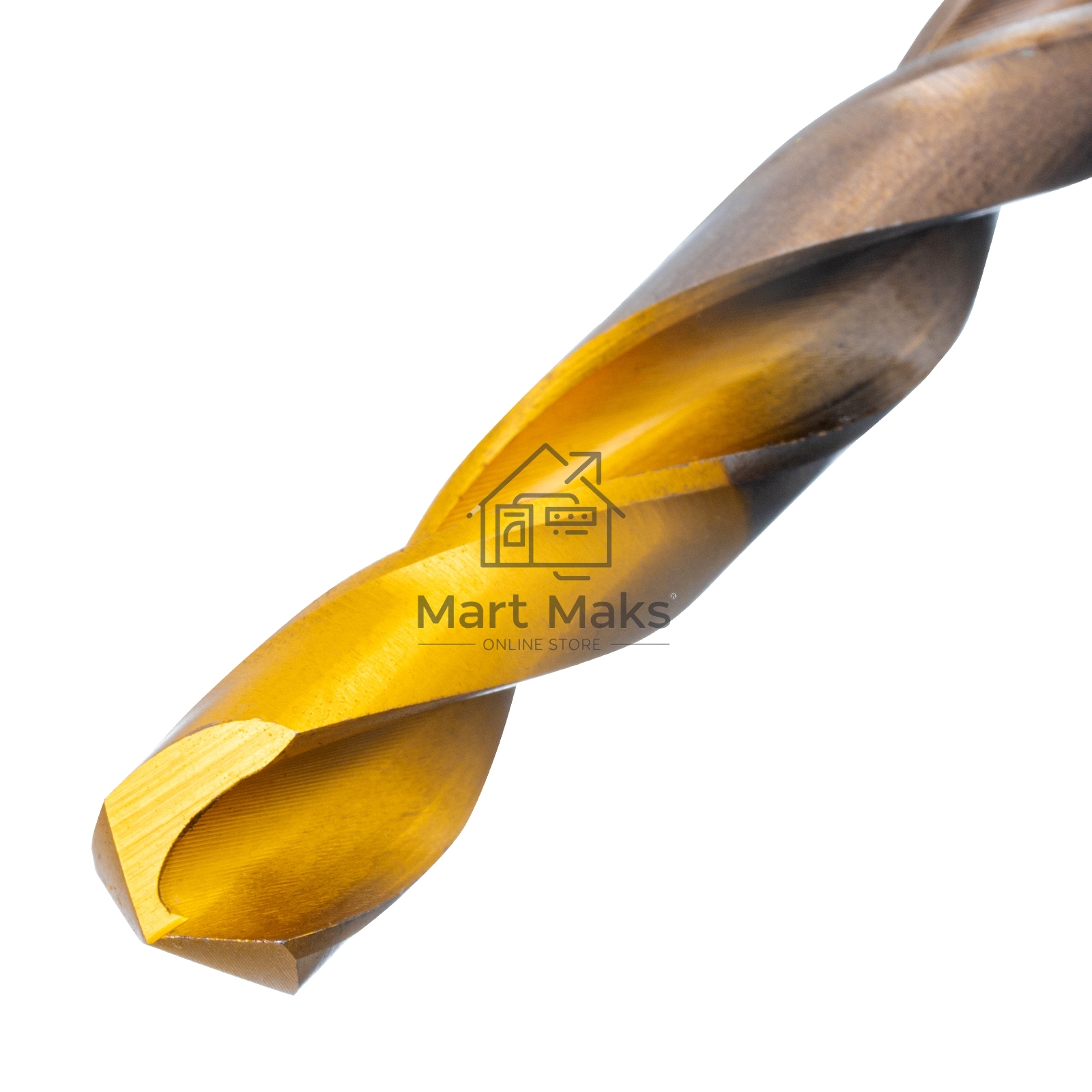 Набор сверл по металлу Denzel 1-10 мм, Р6М5К8-TiN, Golden Tip, 19 шт 723008