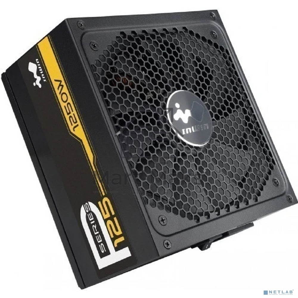 Блок питания Inwin / Powerman P125 IW-PS-P1250W, 1250Вт, 80 PLUS Gold, 135мм, модульный, черный