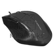 Мышь проводная Defender Accura MM-362 черный, 1600 dpi, USB, кнопки - 6