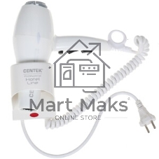 Фен Centek CT-2251 белый, 2100 Вт, ионизация