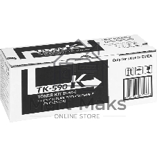Картридж лазерный Kyocera TK-590K (1T02KV0NL0) черный для FS-C2026MFP/C2126MFP/C2526MFP/C2626MFP/C5250DN, P6026CDN/P6526CDN 7000 стр.