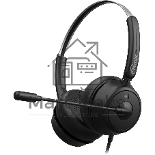 Гарнитура Ritmix RH-563USB Чёрная (2м)