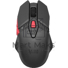 Мышь беспроводная Acer Nitro OMR305 черный, 3200 dpi, радиоканал, Bluetooth, USB, кнопки - 8