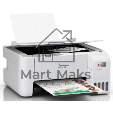 МФУ струйное Epson L3256 (C11CJ67407/C11CJ67414/C11CJ67421/C11CJ67519/C11CJ67504/C11CJ67524/C11CJ67516), A4 цветное, печ. до 10 стр/мин. (ч/б) до 5 стр/мин. (цвет), 1440 x 5760 dpi (печать) 1200x2400dpi (скан.), USB, Wi-Fi