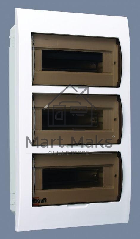 Корпус пластиковый встраиваемый 36мод. ЩРВ-П-36 50х36х10 IP41 SchE 31007DEK