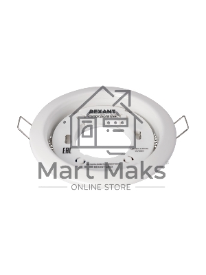 Светильник GX53 белый термостойкое пластиковое кольцо в комплекте