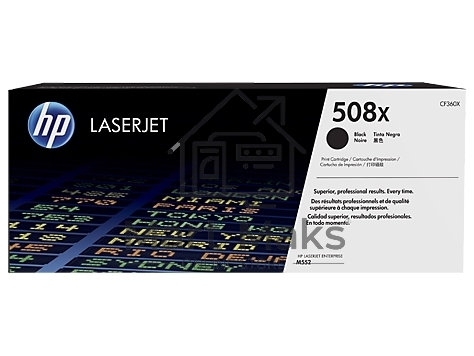 Тонер Картридж HP 508X CF360X черный для HP CLJ M552/M553 (12500стр.)