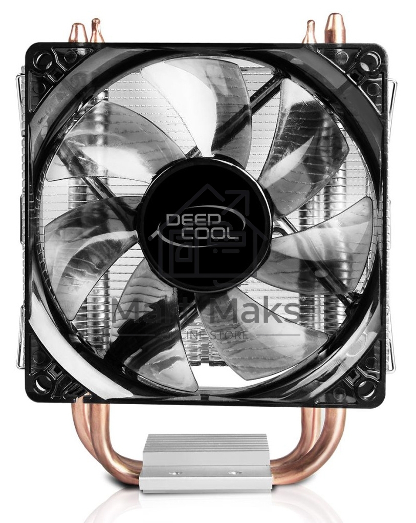 Кулер для процессора DEEPCOOL GAMMAXX 200 V2 серебристый, 92 мм, алюминий/медь, 2000 об/мин, 23.9 дБ, 4 pin, 100 Вт, 131 мм