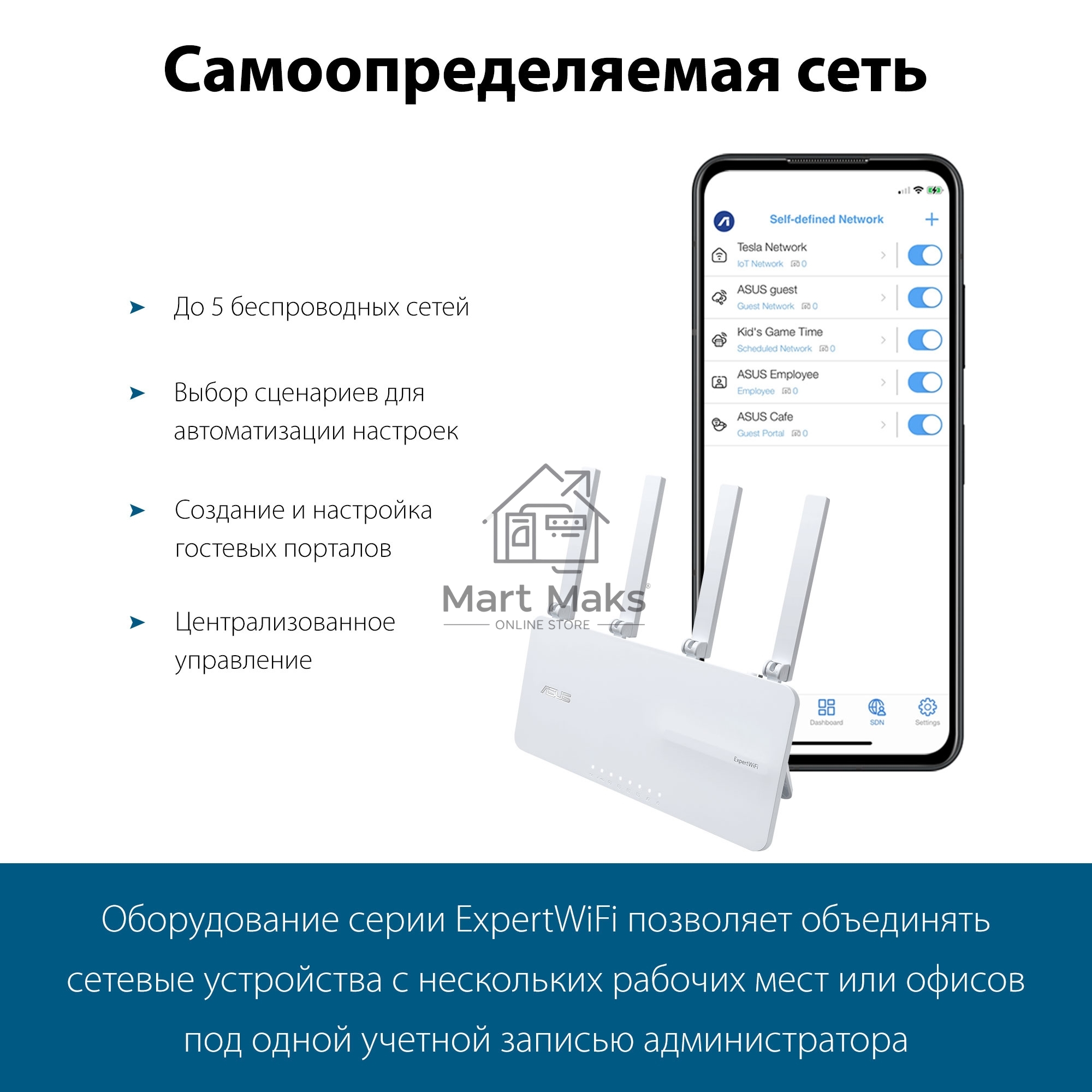 Межсетевой экран Asus EBR63 AX3000 10/100/1000BASE-TX белый
