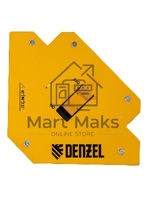 Фиксатор магнитный отключаемый для сварочных работ усилие 55 LB, 45х90х135 град. Denzel