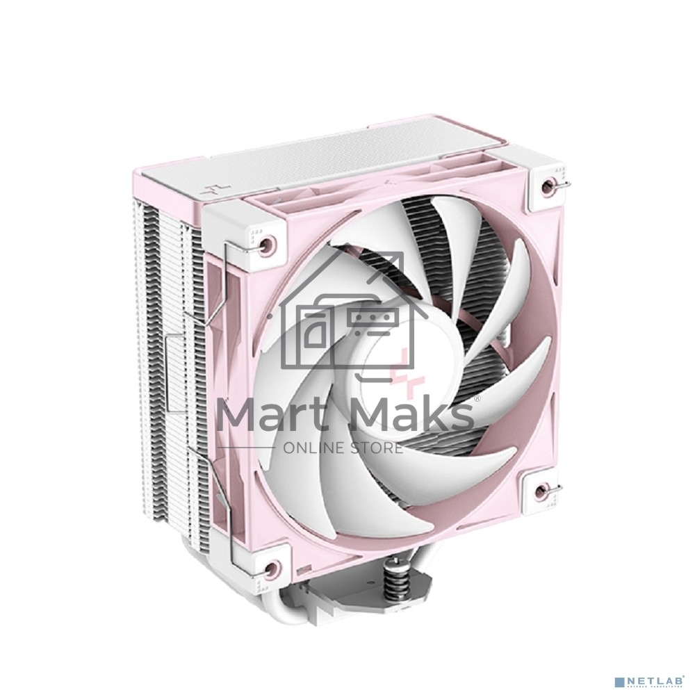Кулер для процессора DEEPCOOL AK400 PINK LIMITED розовый, 120 мм, алюминий/медь, 1850 об/мин, 29 дБ, 4 pin, 220 Вт, 155 мм