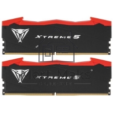 Оперативная память Patriot Viper Xtreme 5, DDR5, 48Gb (2x24GB), 6400MHz, CL32, DIMM, с радиаторами, RGB, серебристый