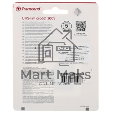 Флеш карта microSD 64Gb Transcend microSDXC Class 10 UHS-I U1, (без адаптера), TLC