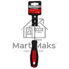 Отвертка Matrix Anti-Slip, SL5,0 х 100 мм, CrV, двухкомп. рукоятка