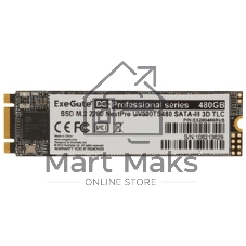 Накопитель SSD ExeGate NextPro UV500TS480, 480Gb, M.2 2280, SATA III, R/W 568/499
