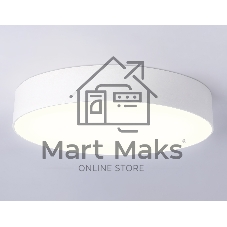 Потолочный светодиодный светильник Ambrella light FV5527 WH белый LED 45W 3000K D400*58 (Без ПДУ)