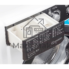 Стиральная машина Indesit EWSB 5085 BK CIS белый, загрузка фронтальная 5 кг, 800 об/мин., класс: А