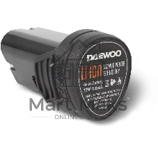 Дрель-шуруповерт Daewoo DAA 1220Li, 12 В, 1.5 Ач, 32 Нм, щеточный