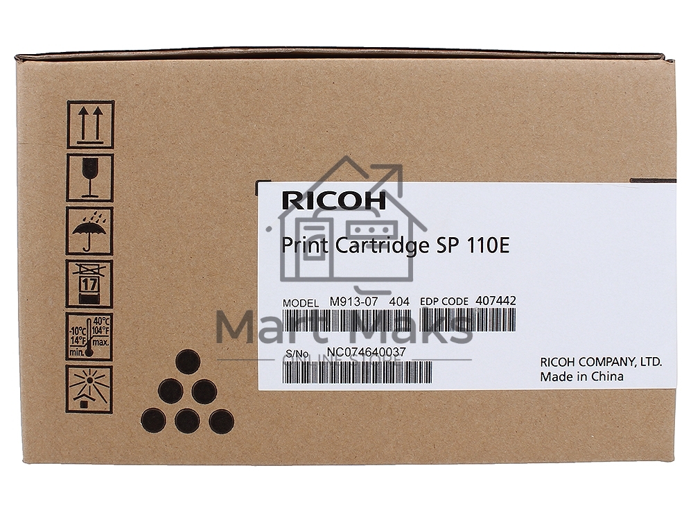 Картридж лазерный Ricoh SP110E черный для SP 111 / SP 111SU / SP 111SF 2000 отпечатков
