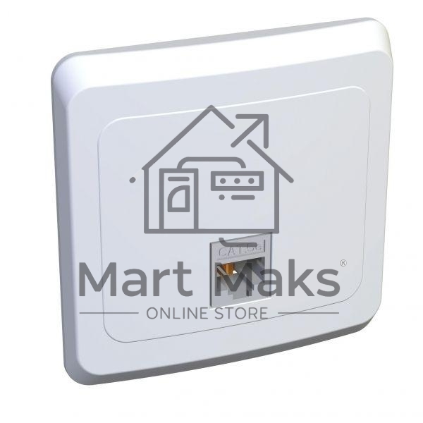 Розетка компьютерная 1-м СП Этюд RJ45 бел. SchE KOMC-001B