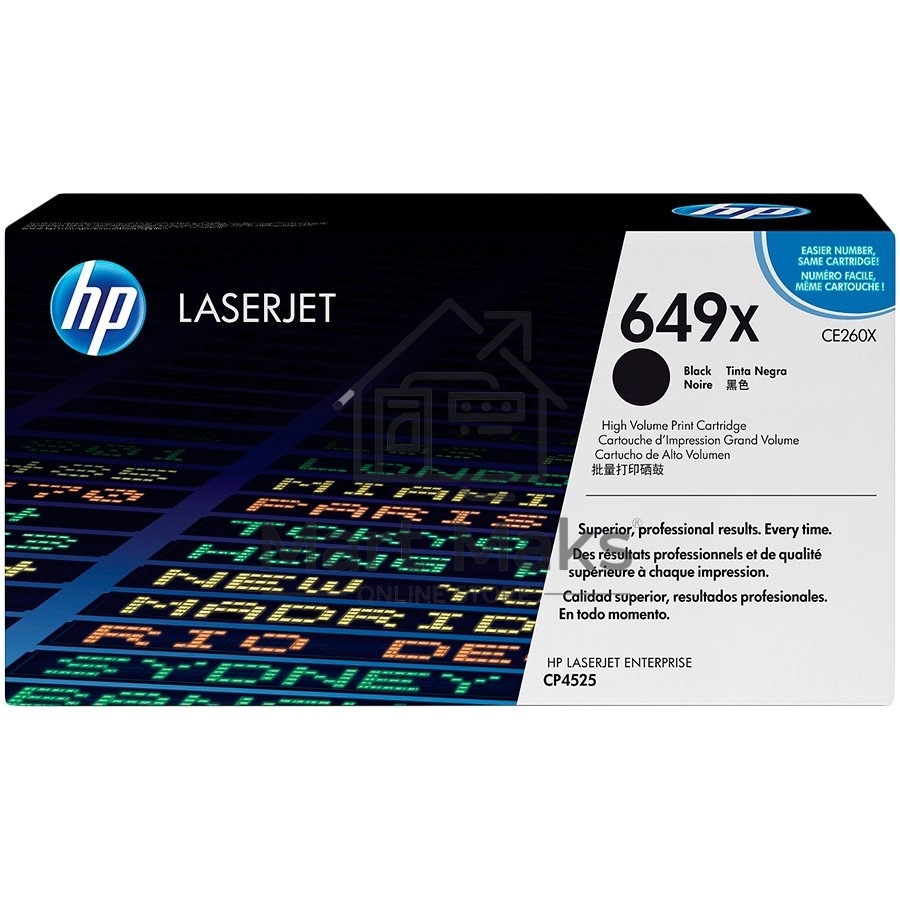 Картридж лазерный HP CE260X черный для CLJ CP4525 17000стр.