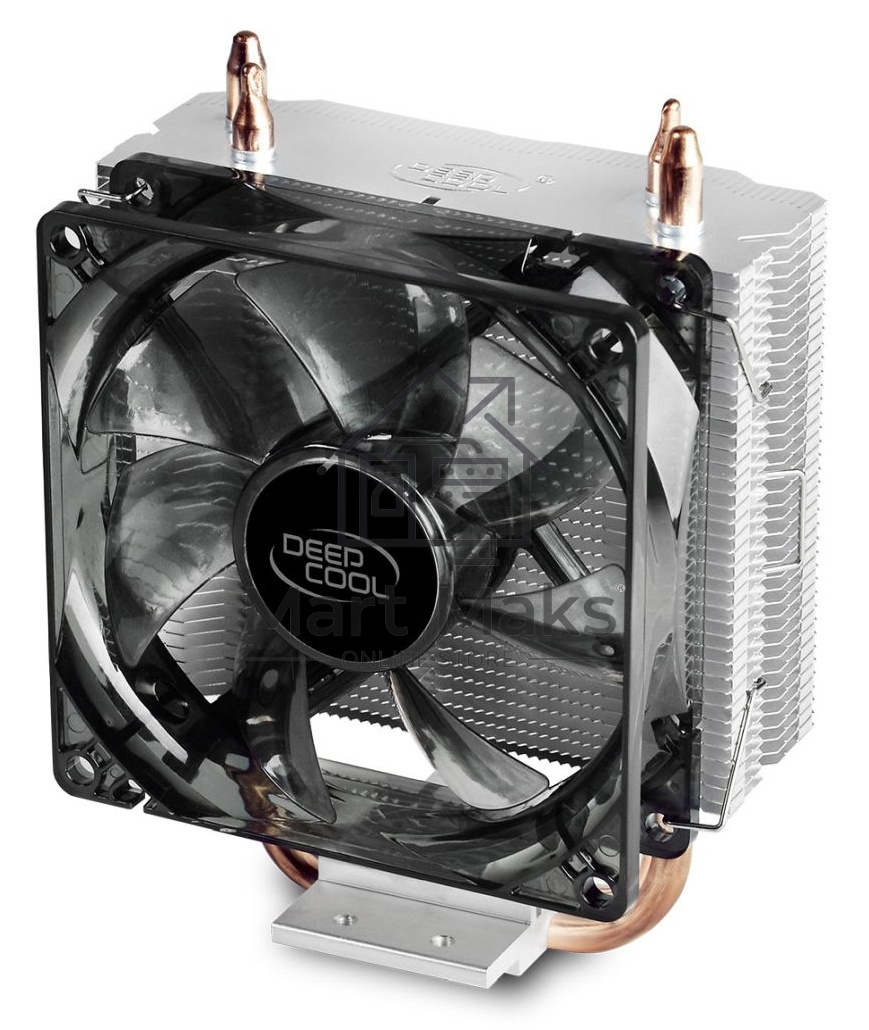 Кулер для процессора DEEPCOOL GAMMAXX 200 V2 серебристый, 92 мм, алюминий/медь, 2000 об/мин, 23.9 дБ, 4 pin, 100 Вт, 131 мм