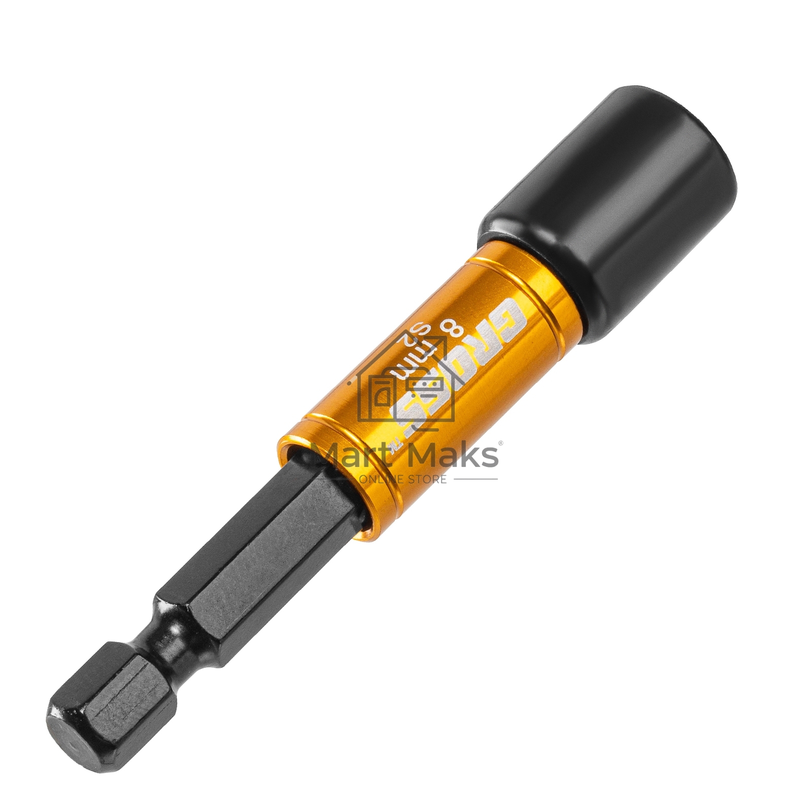 Бита с торцевой головкой, магнит, Nut-Driver, 8 мм, S2 Gross