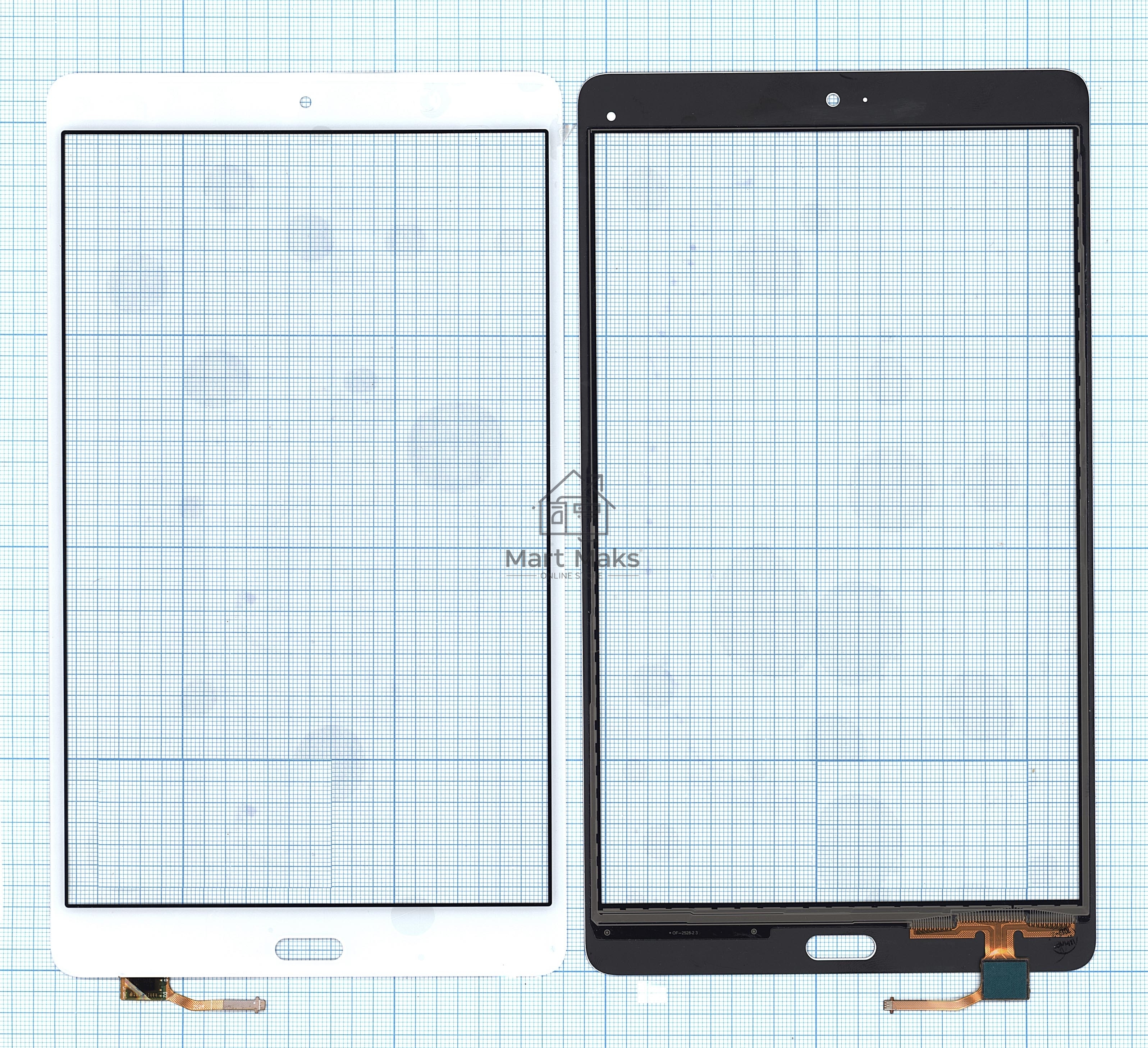 Сенсорное стекло (тачскрин) для Huawei MediaPad M3 8.4, белое