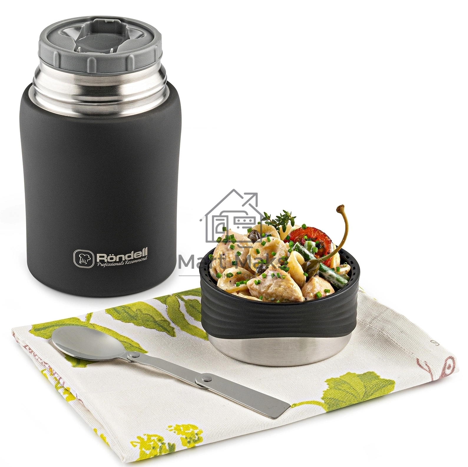 Термос для еды Rondell Walzer RDS-1303 (BK) черный