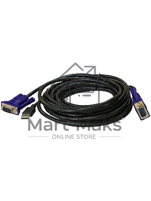 Кабель KVM ORIGO OKVMCU3/A1A с разъемами VGA и USB, 3 м