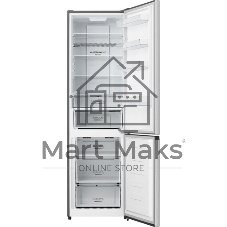 Холодильник Gorenje NRK620FAXL4 серый двухкамерный 238/86л морозилка снизу, No Frost