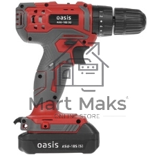 Дрель-шуруповерт Oasis ASU-18S, 18 В, 2 Ач, 40 Нм, щеточный, ударный