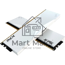 Оперативная память XPG Lancer, DDR5, 32GB (2x16GB), 6400MHz, CL32, DIMM, с радиаторами, белый