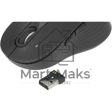 Мышь беспроводная Logitech Signature M650 графитовый, 4000 dpi, радиоканал, Bluetooth, USB, кнопки - 5
