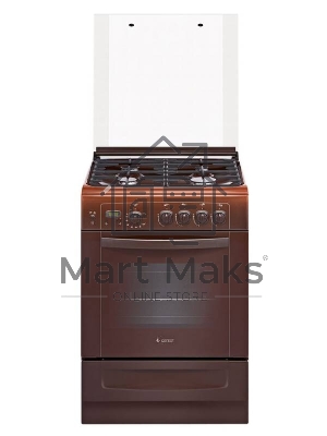 Плита газовая Gefest ПГ 6100-03 0003 коричневый, конфорок 4 шт, духовка 52 л, 60 см x 85 см x 60 см