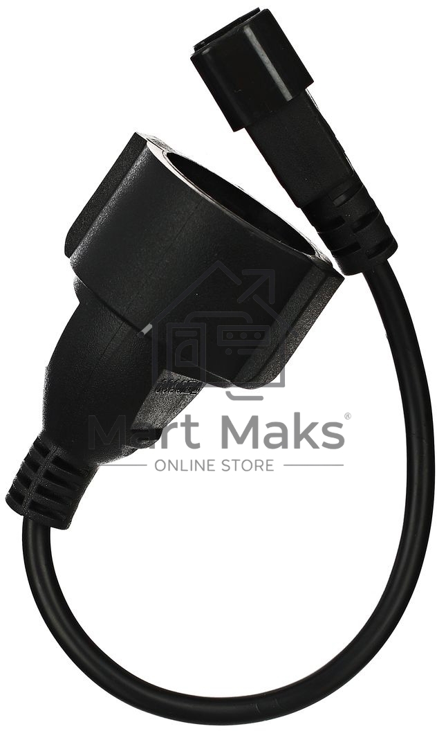 Кабель-переходник UPS->розетка VCOM (IE-320 C14 to Socket Type-F) 3Gx0,75mm VDE <CE002>