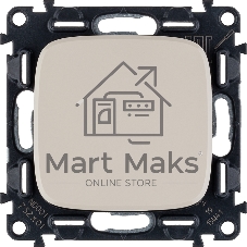 Механизм выключателя 1-кл. СП Valena Allure 10А IP20 250В 10АХ с лицевой панелью; безвинтовые зажимы сл. кость Leg 752801